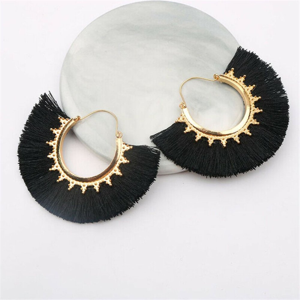 ** BRAND NEW ** BOHO HOOP EARRINGS